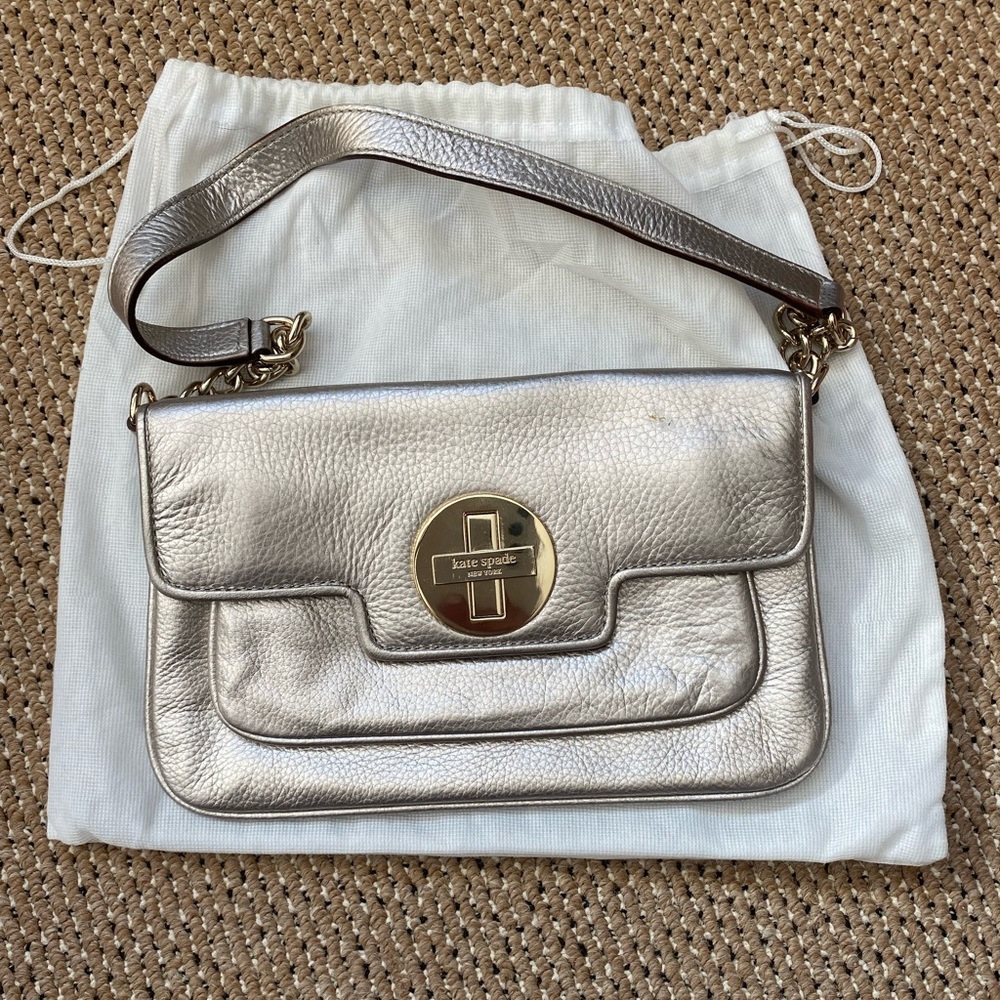 Metallic kate spade ♠️ handbag